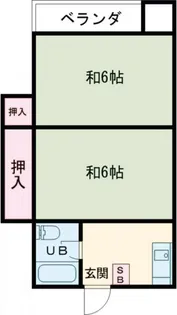 桜川ハイツ【3階】の間取り