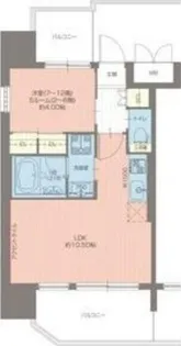 プレジオ都島北通【5階】の間取り
