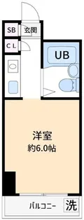 ウィンド津田沼【4階】の間取り