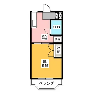 マンションアリア【2階】の間取り