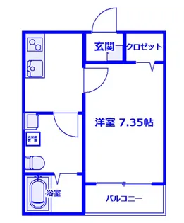 Aug I【3階】の間取り