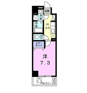 アクア・イゾラ【8階】の間取り