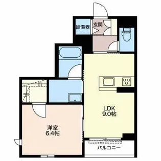 ベレオ杉本【3階】の間取り