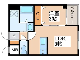 QUEEN´S HILL花園【3階】の間取り
