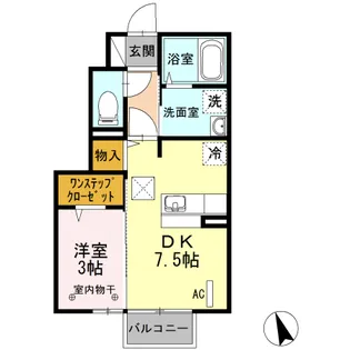 郡山ガーデン マーブルガーデン【1階】の間取り