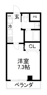メゾン・オンディーヌ【4階】の間取り