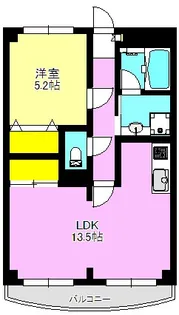 セシオン【4階】の間取り