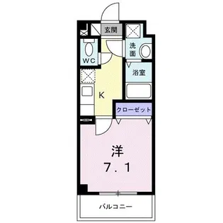 un deux trois【2階】の間取り