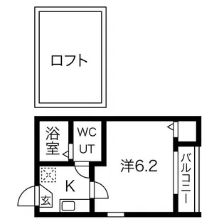 エトワール白金【1階】の間取り