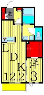 クルール エスポワール【2階】の間取り