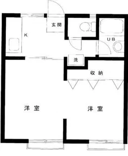 コーポKT【2階】の間取り