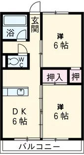 大東山ビル【2階】の間取り