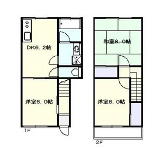コーポかがやき【1階】の間取り