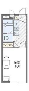 レオパレスT 113【2階】の間取り