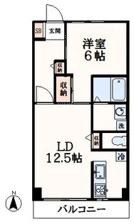 アルベールF【2階】の間取り