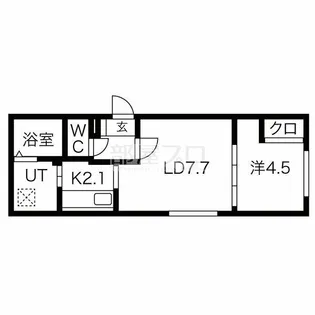 ブラウンスパンカー【3階】の間取り