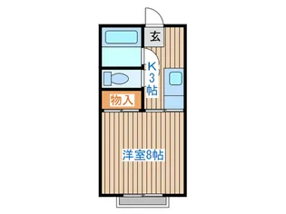 コーポラスエトワール【2階】の間取り