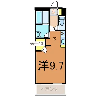 スカイヴィレッジ月出【1階】の間取り