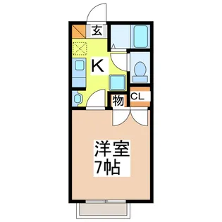 コーポサンリッチIII【2階】の間取り