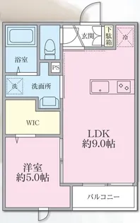 ザ・リバーアップパレス【2階】の間取り