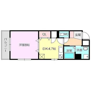 サンパティーク【7階】の間取り