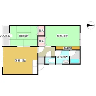 シャトレーハウス【2階】の間取り