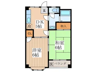 メゾンド-ル【5階】の間取り