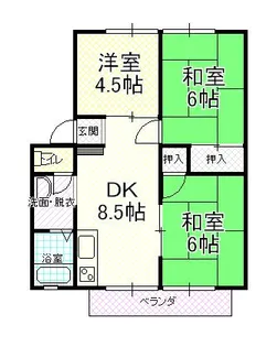 フローラルハイツ【2階】の間取り