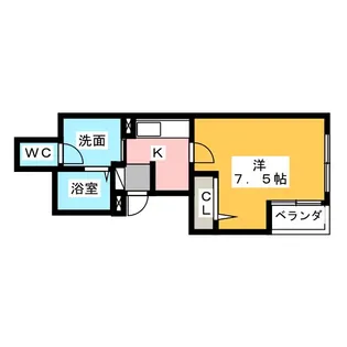 サンフォレスタ【1階】の間取り
