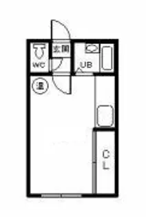 マンション北斗【1階】の間取り