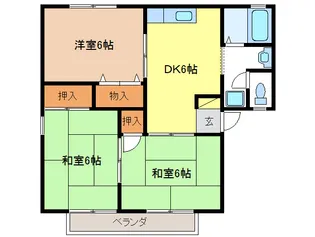 セジュールSEIBU【2階】の間取り
