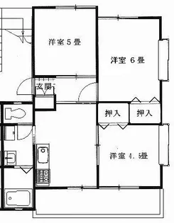 香川県さぬき市大川町富田西【アパート】の間取り