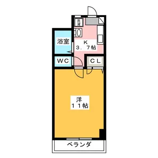 メゾン清里【2階】の間取り