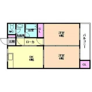 大阪府大阪市東住吉区照ケ丘矢田3【マンション】の間取り