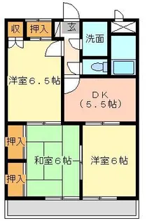 マンションタケダ【2階】の間取り