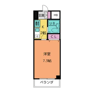 グランメールKAZU【4階】の間取り