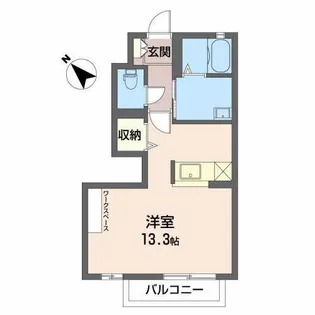 メゾン黒川【1階】の間取り