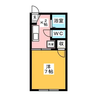 タウニイ・カネコ【2階】の間取り