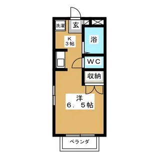 PETITメゾン横濱【1階】の間取り
