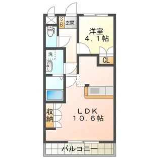 ヴァン パイン コートA棟【2階】の間取り