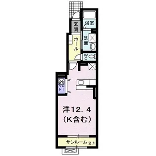 レオナール【1階】の間取り