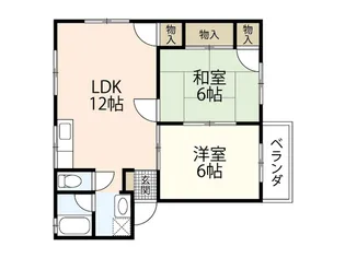 ベストハウス玖波 A棟【2階】の間取り