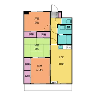 レジデンスロックフェラー【4階】の間取り