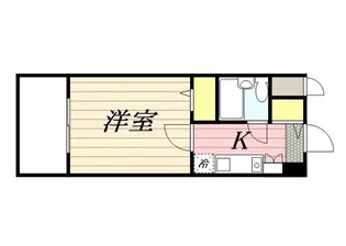 ラ・レジダンス・ド・シャルール【5階】の間取り