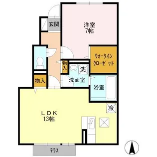 愛知県高浜市芳川町3【アパート】の間取り