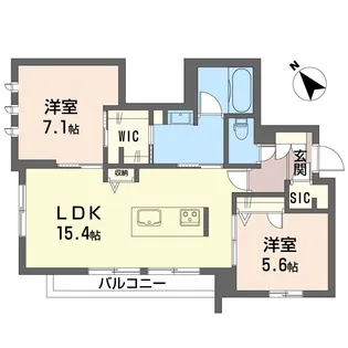 【新築】エクラージュ【SHM】【1階】の間取り