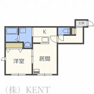 KN発寒4条【3階】の間取り