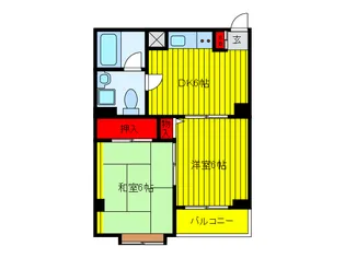 ゼントビル【3階】の間取り