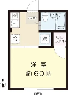 森のハイム【1階】の間取り