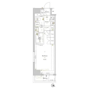ルクレ高円寺アジールコート【5階】の間取り